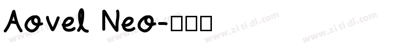 Aovel Neo字体转换